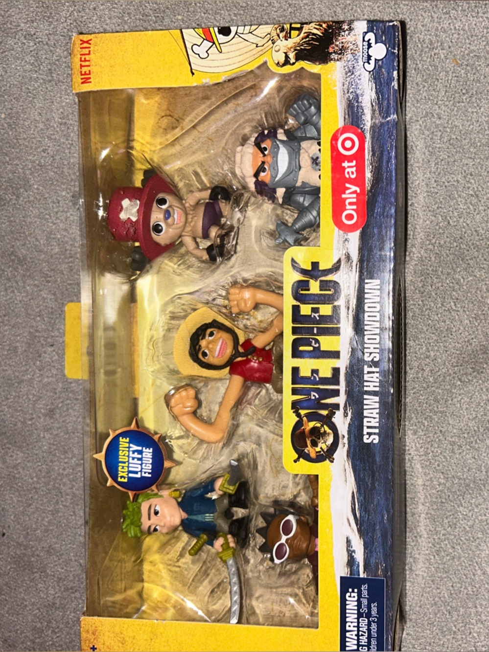 Onepiece Straw Hat Showdown Kids Toy 5 piece Figure Set